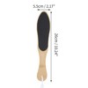Unique Bargains Double-sided Pointed Head Foot Scrubber Light Yellow 1 Pc - 4 of 4