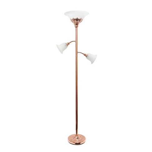 Rose gold hot sale lamp target