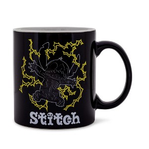 Silver Buffalo Disney Lilo & Stitch Skeleton Glow-In-The-Dark Ceramic Mug | Holds 20 Ounces - 1 of 4