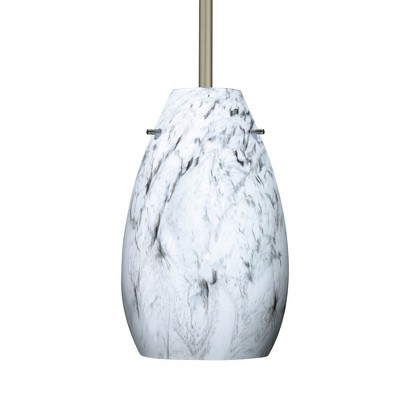 Besa Lighting Pera 9 1 - Light Pendant in  Satin Nickel