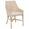 Rikan Arm Chair - ACH4907 - White Washed/Ivory - Safavieh - 4 of 4