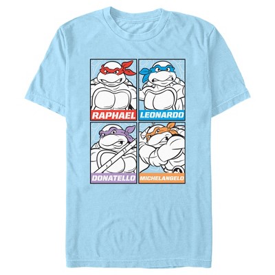 Teenage Mutant Ninja Turtles Numbered 1-9 Monogrammed/Personalized Shirt