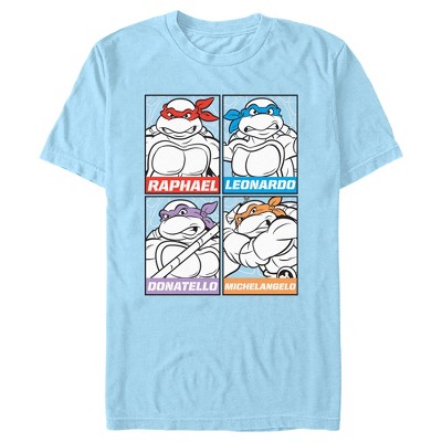 Tmnt Turtle-Face Four Square Youth T-Shirt