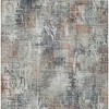 Taupe Gray And Copper Abstract Washable Indoor Outdoor Area Rug - 4 of 4