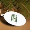 Wright State Secondary Logo Aluminum Holiday Christmas Tree Ornament - 4 of 4