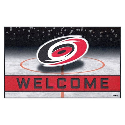 NHL Carolina Hurricanes Crumb Rubber Door Mat 18"x30"