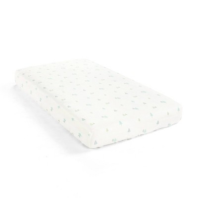 Blue/White with Moon and Stars Cozy Fleece Microplush Crib Sheets 