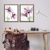 Stupell Industries Purple Flower Bloom Design 2pc Floating Frame Art Set - 2 of 4