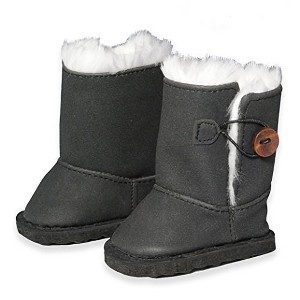 Pink Butterfly Closet Doll Clothes Snow Boots Shoes Fits American Girl & Other 18' Inch Dolls - 1 of 1
