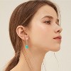 Crystal Teardrop Earrings for Women, Rhinestone Dangle Chandelier Earrings Gift for Mom - 3 of 4
