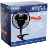 Active Air HORF6 6-Inch Clip-On 360-Degree 5W Brushless Motor Hydroponic Grow Fan with Spring-Loaded Plastic Clip for Gardens, Black - 3 of 4