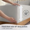 LuxClub 4-5 PC Silky Soft Cooling Deep Pocket Performance Sheet Set - 4 of 4
