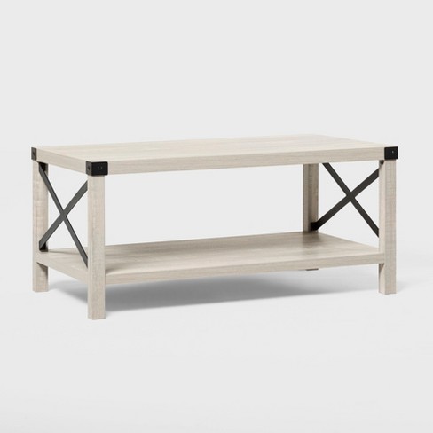 Classic Wood Console Table Gray Wash - Saracina Home : Target