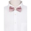 INSPIRE CHIC Men's Two Color Layered Adjustable Solid Color Bow Ties - 4 of 4