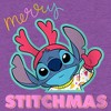 Girl's Lilo & Stitch Merry Stitchmas T-Shirt - 2 of 4