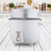 Brentwood 5 Cup Uncooked/10 Cup Cooked Crunchy Persian Rice Cooker In  Silver : Target