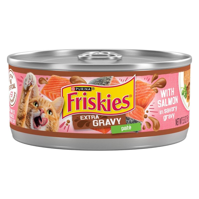 Purina Friskies Extra Gravy Chunky Wet Cat Food - 5.5oz, 1 of 8