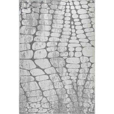 Nuloom Jaycee Raised Stoneway Indoor/Outdoor Patio Area Rug