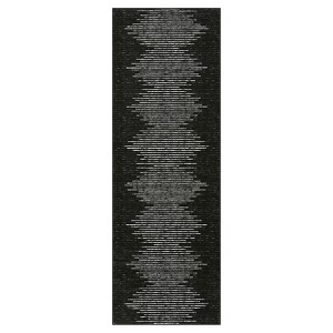 Indoor Modern Soft Washable Area Rugs with Stripped Lines Print for Bedroom Living Room - 1 of 4