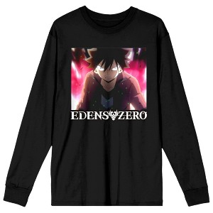EDENS ZERO Shiki Photo Art Crew Neck Long Sleeve Men's Black Tee - 1 of 3