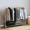 vidaXL Bamboo Coat Rack with Shelves 106 x 34 x 102 cm - 3 of 4