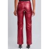 Women's Candy Pleather Metallic Pants - YMI - 3 of 4