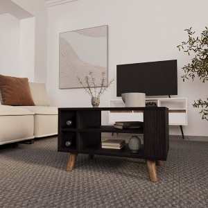 Coffee Table with Open Storage for Easy Access and Bottle Storage, Perfect for Modern and Transitional Spaces - 1 of 4