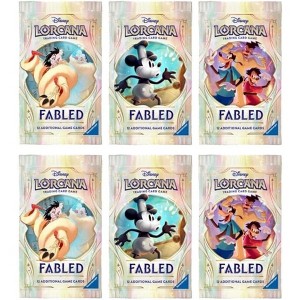 Ravensburger 6 Packs 12 Card Booster Pack for Lorcana Fabled - 1 of 1