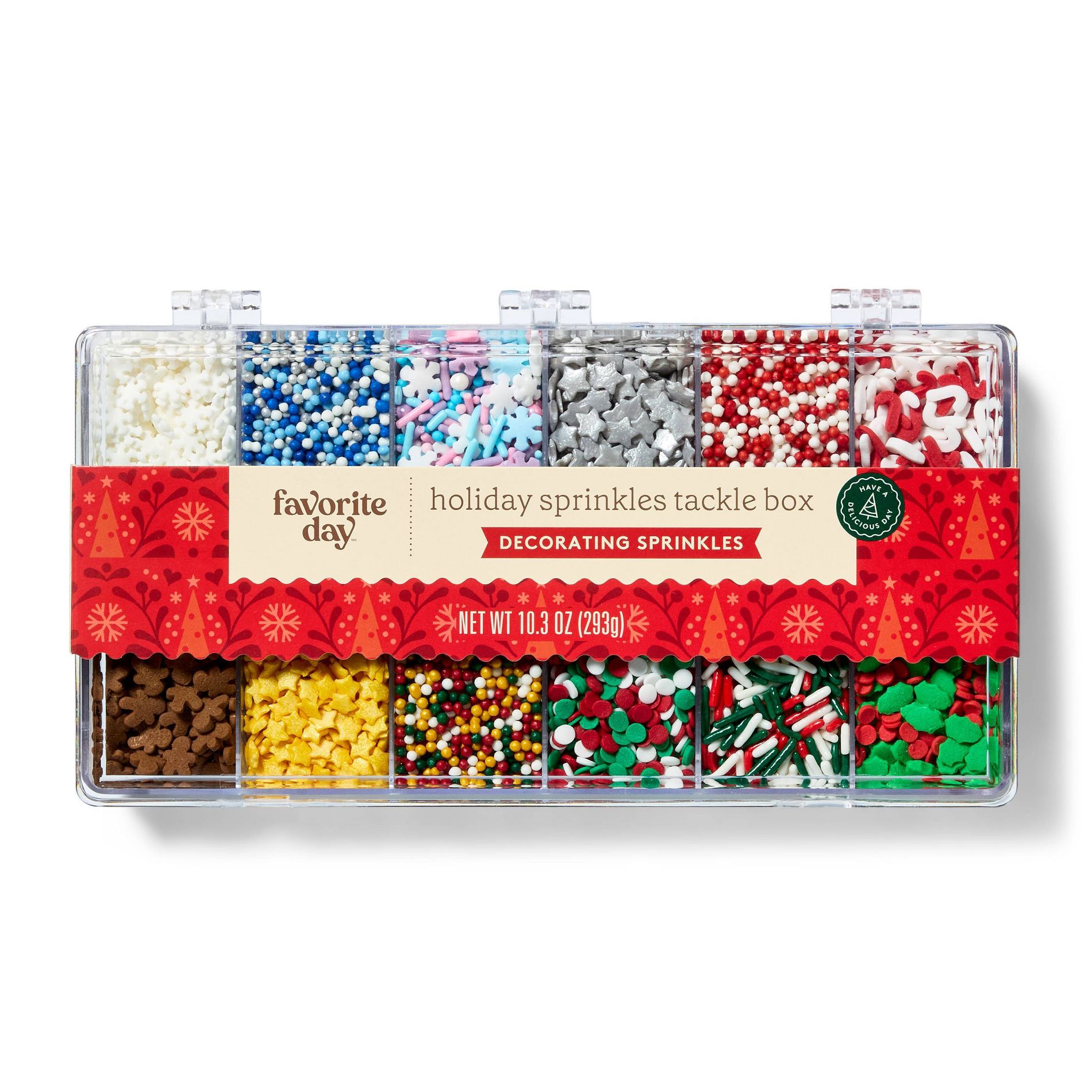 Christmas Sprinkles Tackle Box - 10.3oz - Favorite Day™