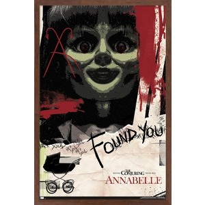 Trends International Annabelle - Found You Framed Wall Poster Prints - 1 of 4