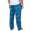 Star Trek Mens' TV Show Series Spock Tossed Print Sleep Pajama Pants Blue - image 4 of 4