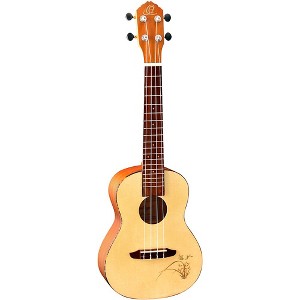 Ortega RU5 Bonfire Series Concert Ukulele Natural - 1 of 4