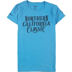 Reebok Womens Northern California Graphic T-Shirt, Blue, Large - 1 of 2