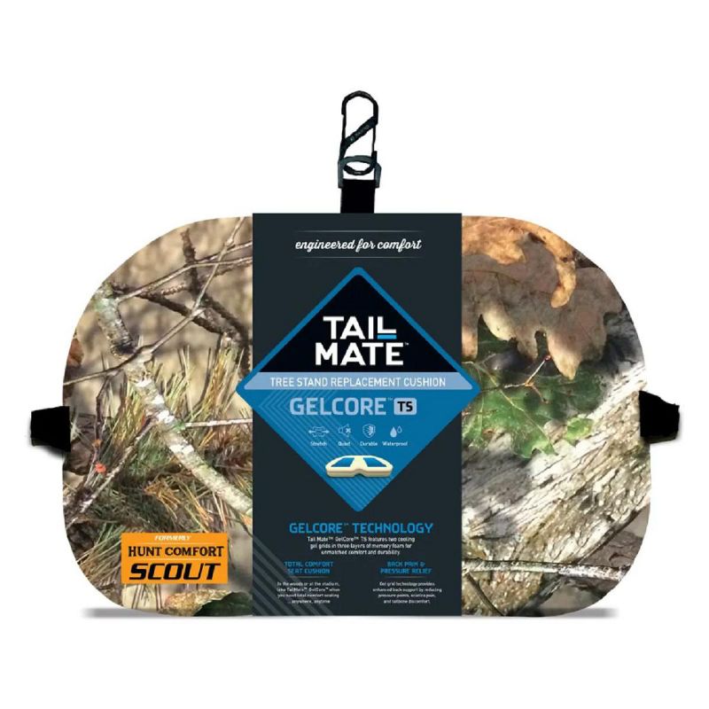 Tail Mate GelCore Outdoor Tree Stand Seat Cushion for Hunting and Fishing, Mossy Oak Break Up Country, 1 of 5