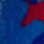 blue red