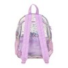 Packed Party Backpack, Women's Fashion Shoulder Knit Book Bag; Trendy Unicorn Confetti Look for School, Work, and Travel (Purple -Party Like a - 4 of 4