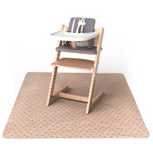 Tiny Twinkle Mess-Proof Splat Mats for Under High Chairs or Table Cover for Art Projects for Baby and Toddler (51" x 51") - 1 of 4