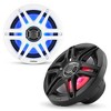 Clarion Marine 4 Channel Amp & (2) 6.5" LED Boat Audio Upgrade Bundle  ( Includes LED Remote ) - 4 of 4