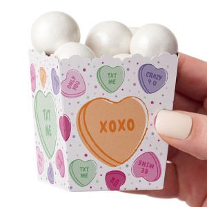 Big Dot of Happiness Valentine Hearts Mini Favor Boxes, Pastel Galentine's & Valentine's Day Party Treat Candy Boxes - Set of 12 - 1 of 4