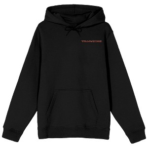 Yellowstone TV Series "The Whole World's A Test" Men's Black Hoodie - 1 of 4