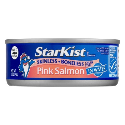 StarKist Skinless Boneless Pink Salmon in Water - 5oz