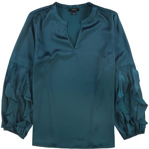 Alfani Womens Charmouse Ruffle Sleeve Pullover Blouse - 1 of 1