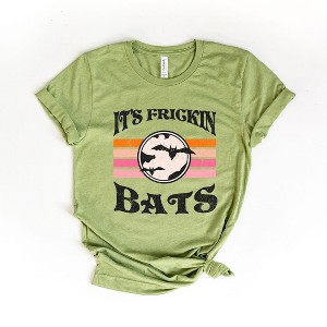 Simply Sage Market Women's It's Frickin' Bats Short Sleeve Graphic Tee - 1 of 4