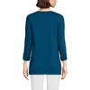 Lands' End Women's Supima Cotton Adjustable 3/4 Sleeve Boatneck Tunic - 2 of 4