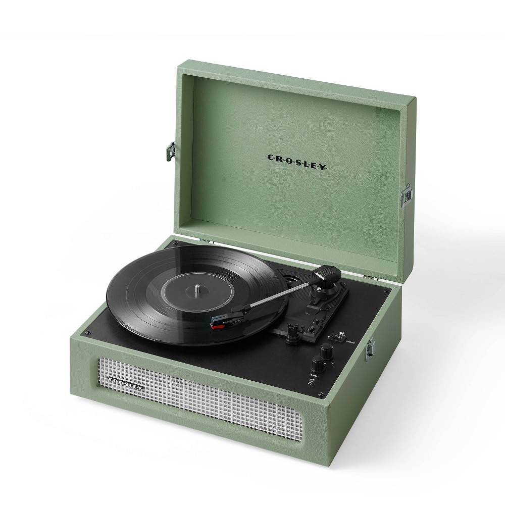 Photos - Home Cinema System Crosley Voyager Bluetooth Vinyl Record Player - Sage 