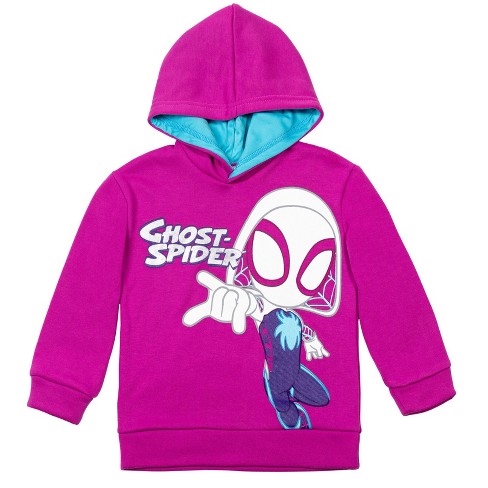 Girls discount spiderman hoodie