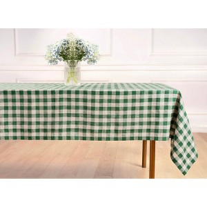 Solino Home Linen Tablecloth | Morgan Check - 1 of 4