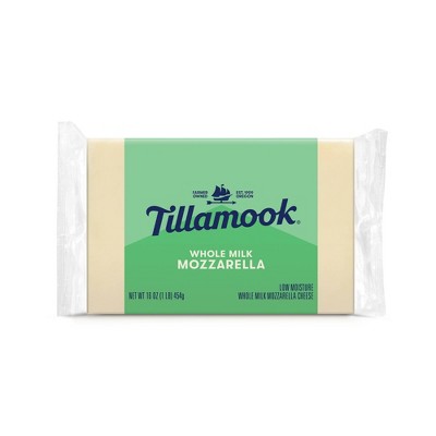 Tillamook Whole Milk Mozzarella Cheese Block - 16oz