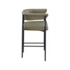Meridian Furniture,Malin Boucle Fabric Counter Stool, Set of 2 - 3 of 4