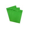 JAM Paper 10 x 13 Open End Catalog Colored Envelopes with Clasp Closure Green Recycled 25/Pack - 3 of 4